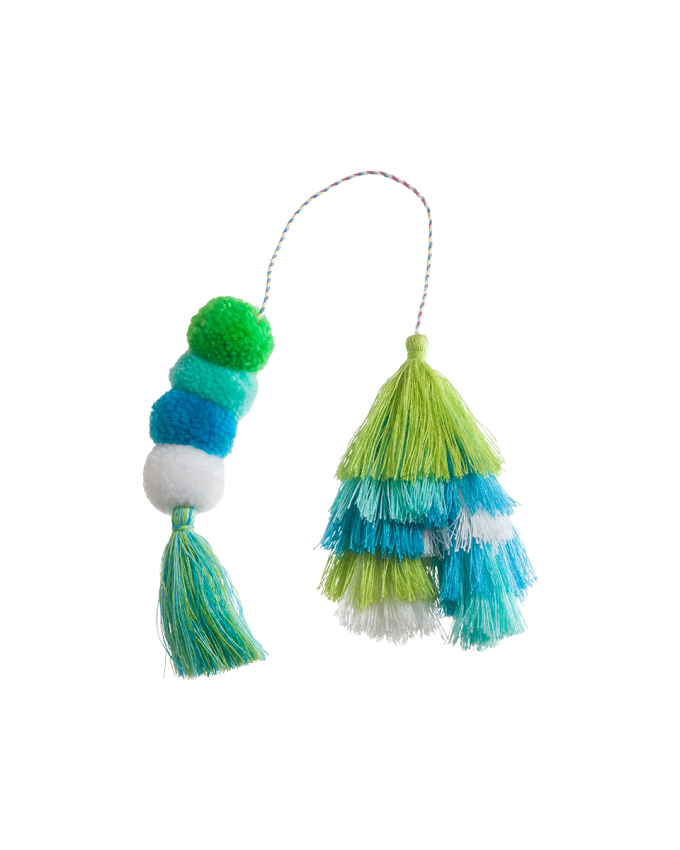 Bogg Bag Bauble - Seaweed Double Tassel