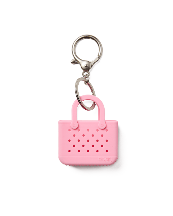 Tiny Tote Keychain - Blowing Pink Bubbles