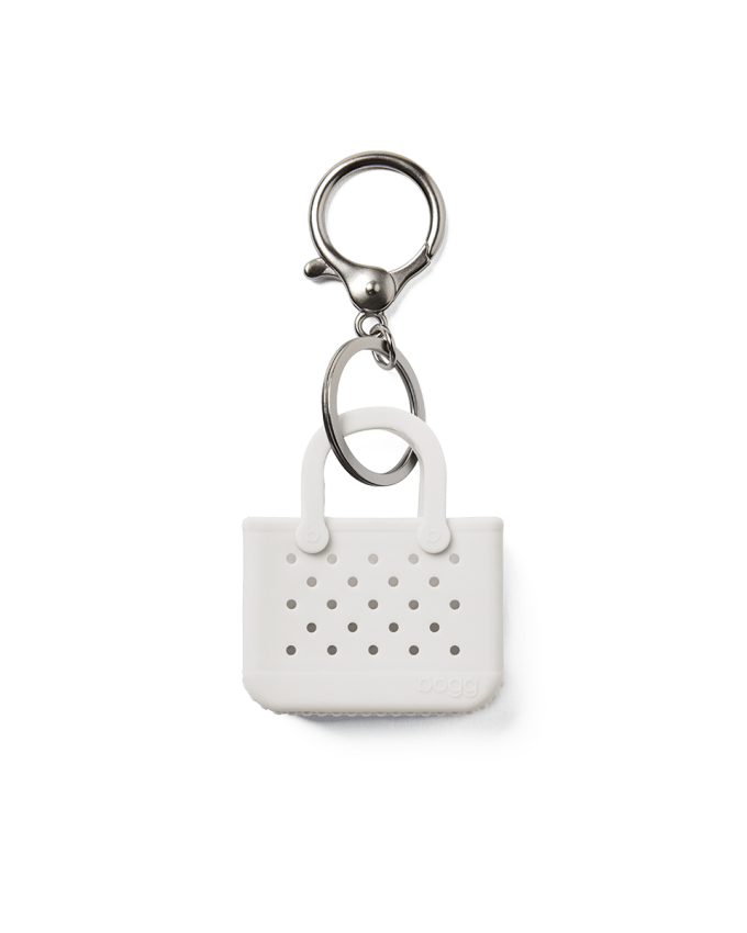 Tiny Tote Keychain - For Shore White