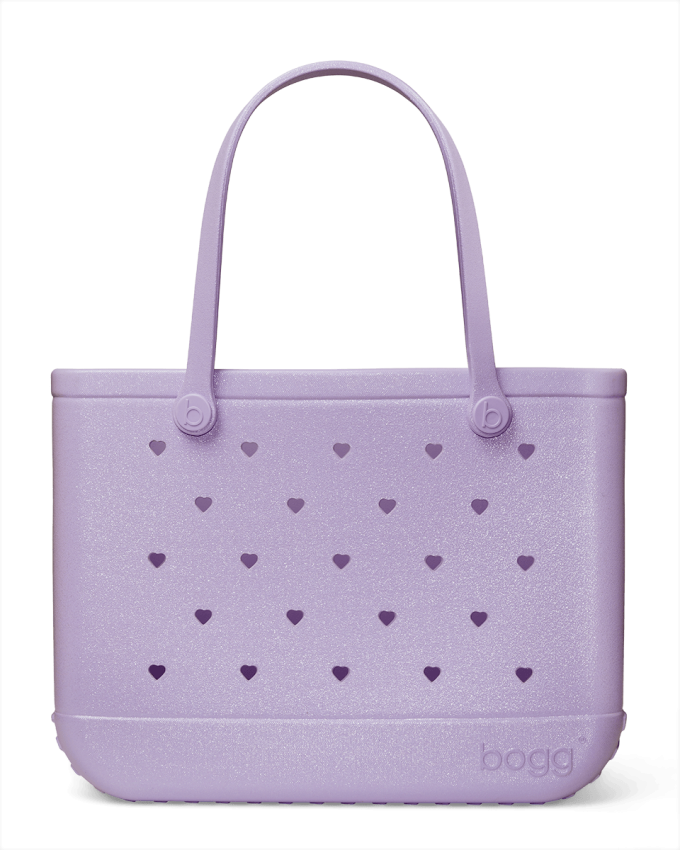 Original Bogg Bag - Heart Shimmer Lilac