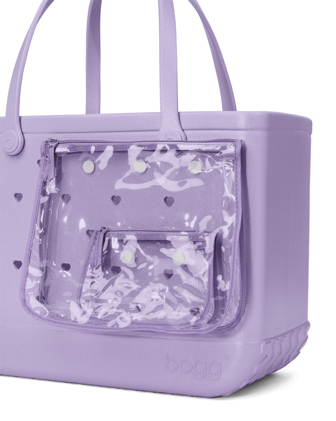 Original Bogg Bag - Heart Shimmer Lilac